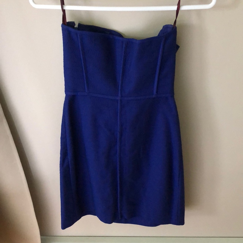 Royal blue strapped dress - Picture 4 of 4